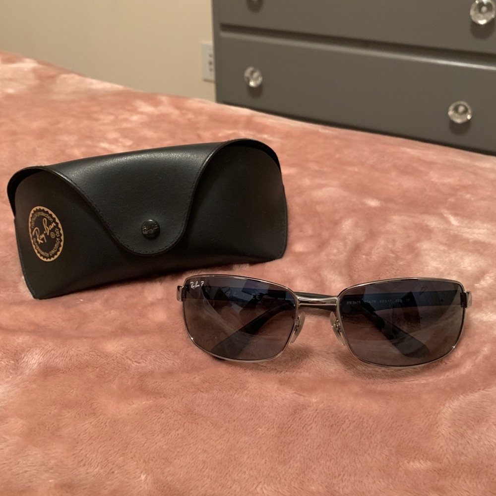 Rectangle Polarized Ray Bans: RB 3478